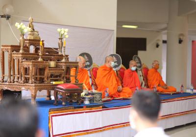 พิธีทำบุญและขอขมาร่างอาจารย์ใหญ่ก่อนเรียน