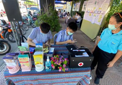 คณะสาธารณสุขศาสตร์ร่วมงานข่วงหลวงเวียงละกอน