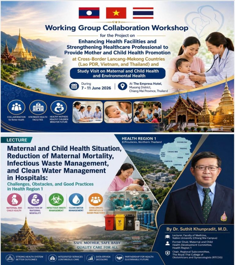 อาจารย์ นพ.สุธิต คุณประดิษฐ์ เข้าร่วมกิจกรรมศึกษาดูงานและแลกเปลี่ยนเรียนรู้ด้านอนามัยแม่และเด็ก ภายใต้โครงการความร่วมมือ “Lancang-Mekong Cooperation”